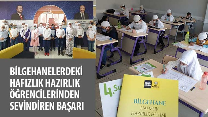 Bilgehanelerdeki Hafızlık Hazırlık Öğrencilerinden Sevindiren Başarı