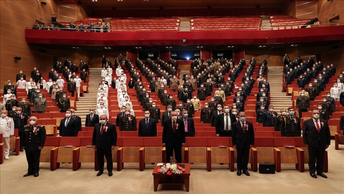 Millî savunma Bakanı Hulusi Akar, Millî Savunma Üniversitesindeki Törende Konuştu