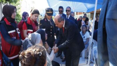 Cumhurbaşkanı Ersin Tatar, şehit düşen Piyade Uzman Çavuş Remzi Nişan’ın ailesine taziye ziyaretinde bulundu
