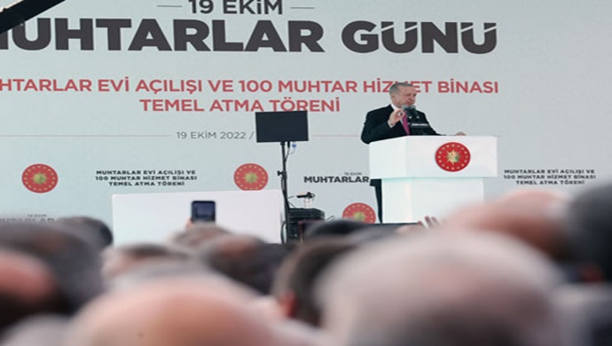 Cumhurbaşkanı Erdoğan, Muhtarlar Evi’nin açılışını gerçekleştirdi