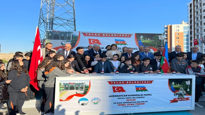 Kayseri şəhərində Azərbaycan Qardaşlıq Parkı açılıb