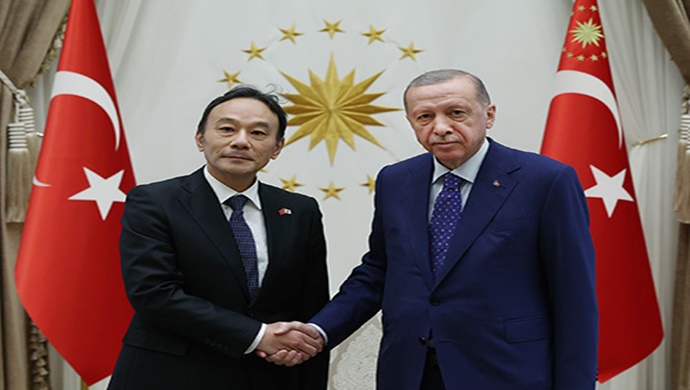 Japonya büyükelçisinden güven mektubu