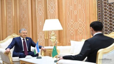 O‘zbekiston va Turkmaniston Prezidentlarining muzokaralari bo‘lib o‘tdi