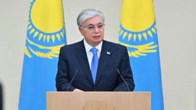 Глава государства принял участие в церемонии открытия транзита российского газа в Узбекистан через территорию Казахстана