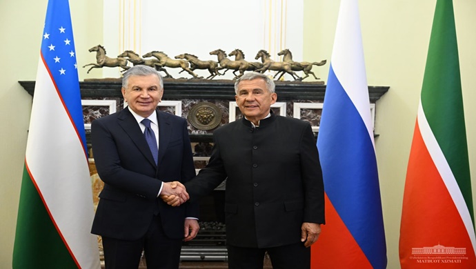Özbekistan Cumhurbaşkanı Tataristanlı Rais ile görüştü