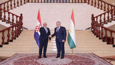 Meeting of the Minister of Foreign Affairs of Tajikistan with the Minister of Foreign and European Affairs of Croatia